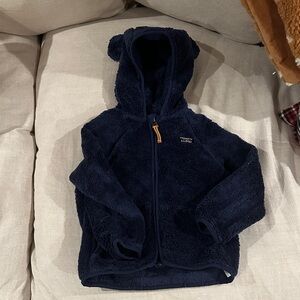 L.L. Bean Dark Blue Fleece Kids Hoodie